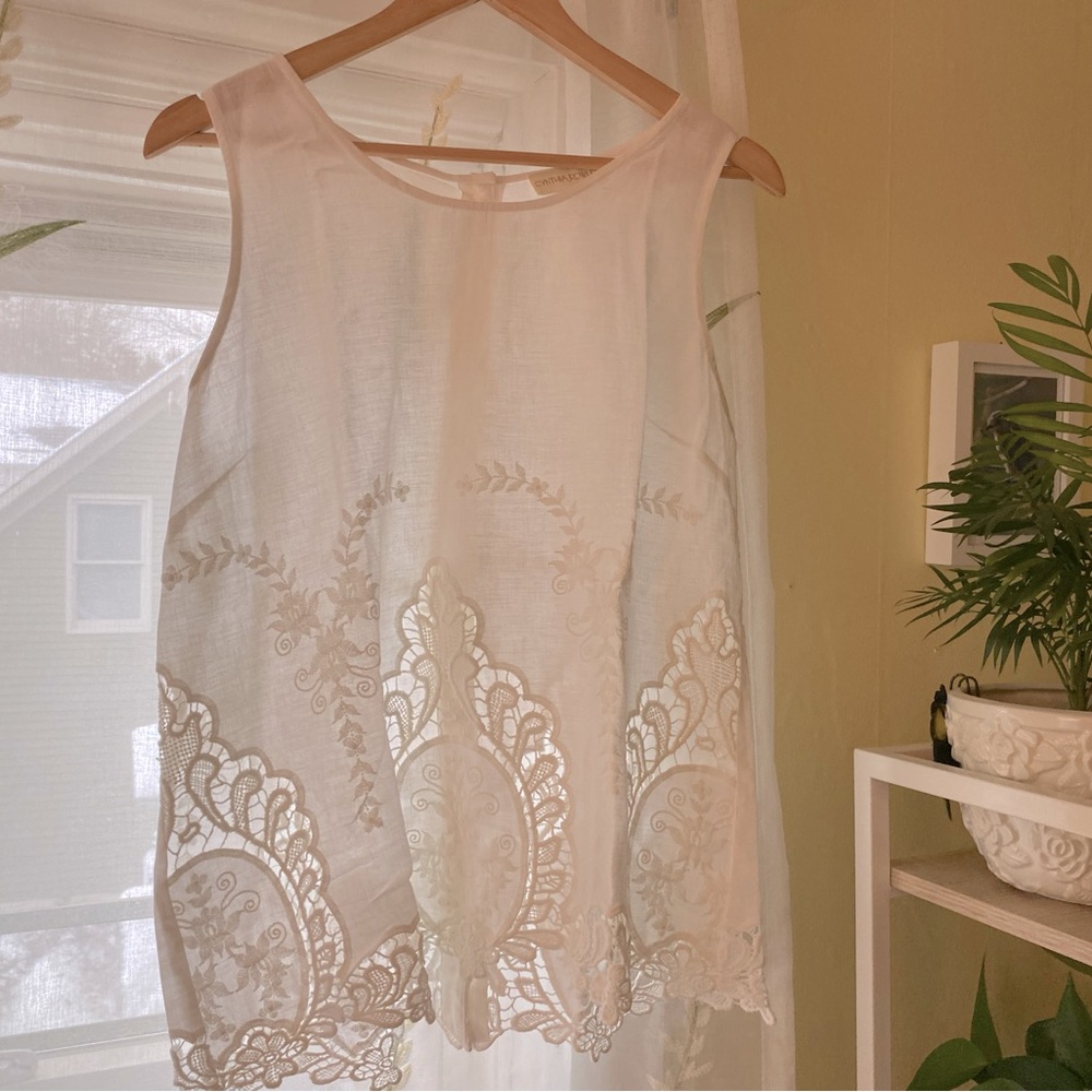 Cynthia Rowley | Lace Tank Top